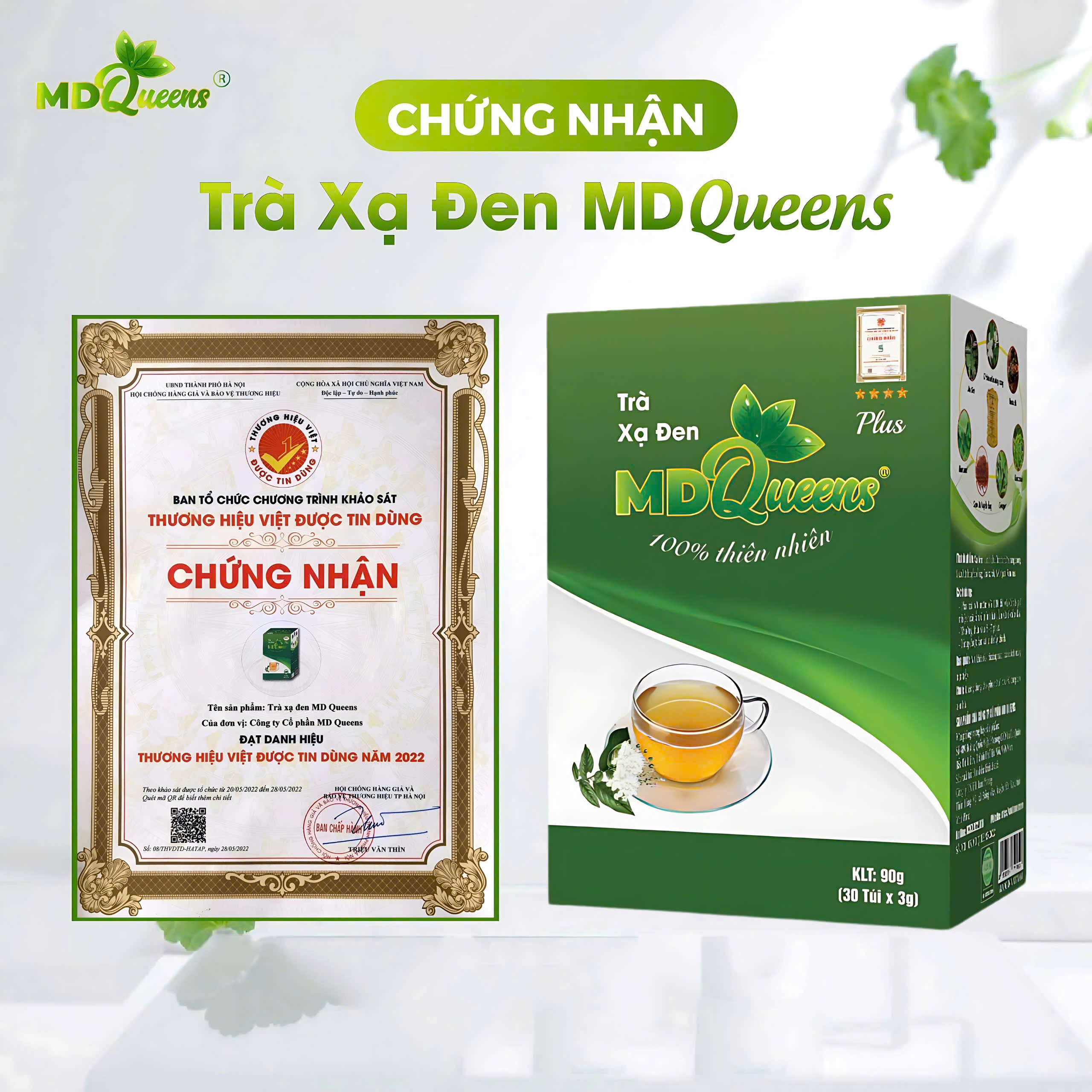 Tra-xa-den_md-queens-30-tui-loc-chung-nhan Trà Xạ Đen Md Queens chứng chỉ người tiêu dùng yêu thích