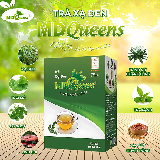 Thành phần Trà Xạ Đen Md Queens